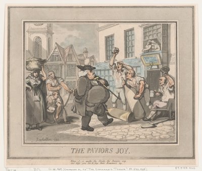 De Vreugde van de Stratenmaker door Thomas Rowlandson