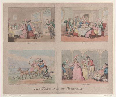 De genoegens van Margate, 25 juli 1800 door Thomas Rowlandson