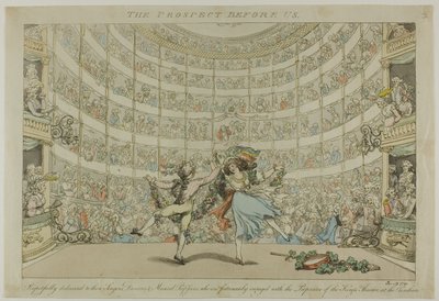 Het Vooruitzicht Voor Ons door Thomas Rowlandson