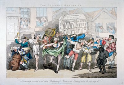 Het vooruitzicht voor ons door Thomas Rowlandson