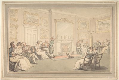 De receptie door Thomas Rowlandson