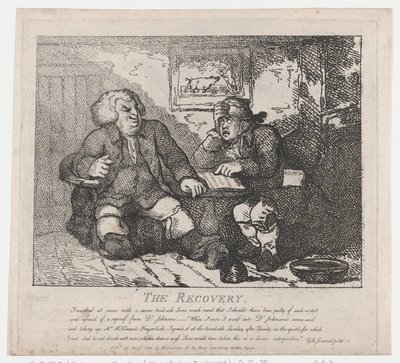 De Herstel Pittoreske Schoonheden van Boswell, Deel Twee, 20 juni 1786 door Thomas Rowlandson