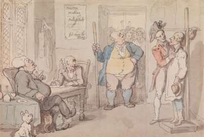 De rekruteringsofficier door Thomas Rowlandson
