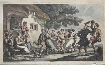 De Eerwaarde Dr. Syntax Plattelandsport, 1813 door Thomas Rowlandson