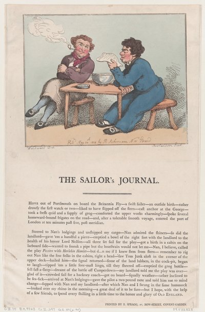 Het dagboek van de zeeman door Thomas Rowlandson