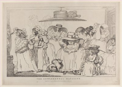 Het Aanvullende Tijdschrift, 1 januari 1786 door Thomas Rowlandson