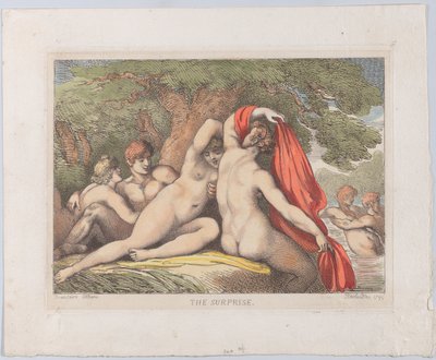 De verrassing, 1799 door Thomas Rowlandson