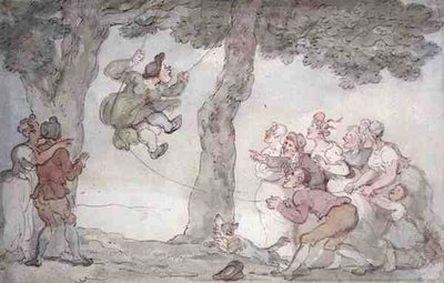 De schommel door Thomas Rowlandson