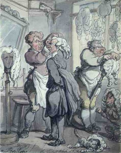 "Het Dikste Blok van de Drie" door Thomas Rowlandson