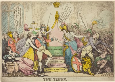 The Times door Thomas Rowlandson