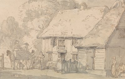 De tolpoort door Thomas Rowlandson