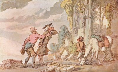 De reis van Dr. Syntax op zoek naar het pittoreske, 19e eeuw, 1907 door Thomas Rowlandson