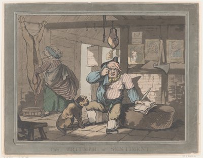 De Triomf van Sentiment, 15 januari 1787 door Thomas Rowlandson