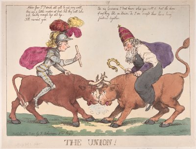 De Unie, 1 januari 1801 door Thomas Rowlandson