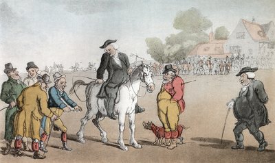 De dominee verkoopt zijn paard, illustratie uit 