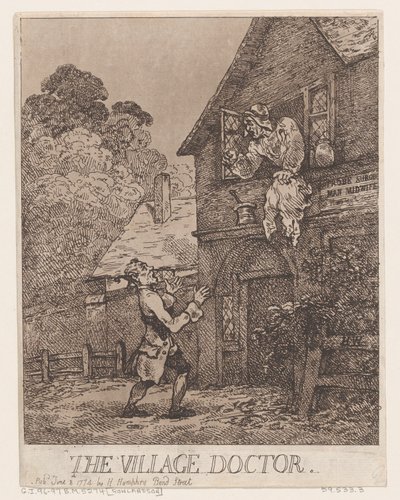 De dorpsdokter door Thomas Rowlandson
