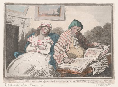 Het zijn niet Alleen Antiek die het Oog kunnen Plezieren, of Smaken Verschillen, 20 november 1786 door Thomas Rowlandson