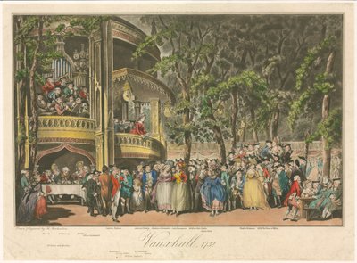 Vauxhall door Thomas Rowlandson