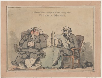 Vicar & Moses, 1 april 1786 door Thomas Rowlandson