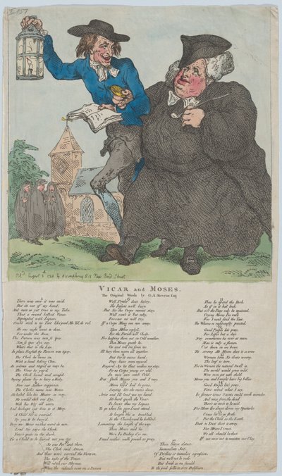 Vicar & Moses, 8 augustus 1784 door Thomas Rowlandson