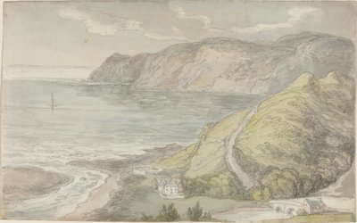 Uitzicht vanaf de Herberg in Lynton door Thomas Rowlandson