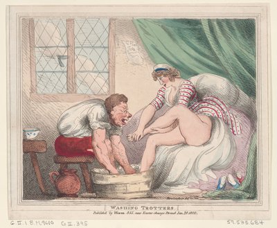 Wassen van Varkenspoten, 20 januari 1800 door Thomas Rowlandson