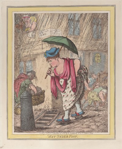 Nat Onder de Voeten door Thomas Rowlandson