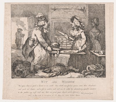 Wit en wijsheid Pittoreske schoonheden van Boswell, deel de eerste door Thomas Rowlandson