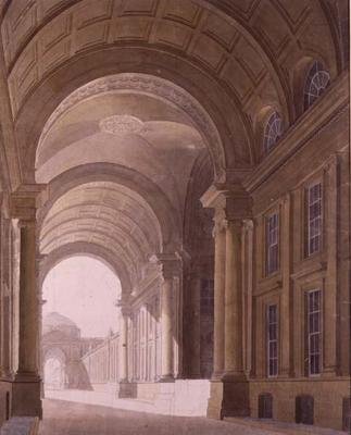Brug bij Somerset House door Thomas Sandby