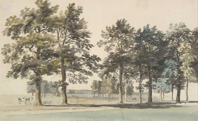 Het slot eiland, Windsor Great Park door Thomas Sandby