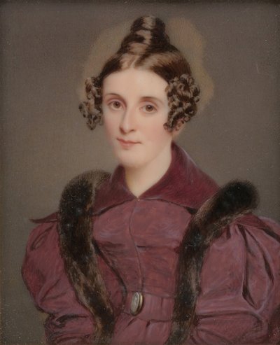 Portret van een dame door Thomas Seir Cummings