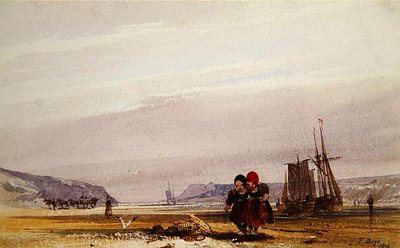 Kinderen op een strand door Thomas Shotter Boys