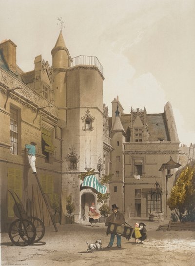 Hôtel de Cluny, Parijs door Thomas Shotter Boys