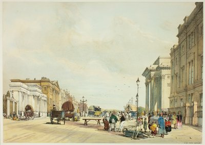 Hyde Park Corner, plaat vijftien uit Originele Zichten van Londen zoals het is door Thomas Shotter Boys