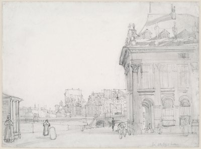 Île de la Cité vanaf het Institut, Parijs door Thomas Shotter Boys