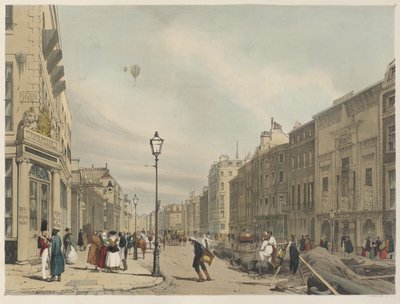 Londen Zoals Het Is: Piccadilly, kijkend Oostwaarts naar de Stad door Thomas Shotter Boys