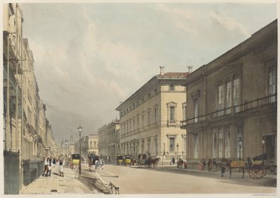 Londen zoals het is: De clubhuizen, Pall Mall door Thomas Shotter Boys