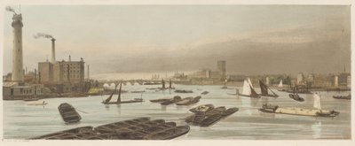 Londen Zoals Het Is: Westminster, vanaf Waterloo Bridge door Thomas Shotter Boys