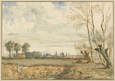 Weiden met een Ver Uitzicht op Oxford door Thomas Shotter Boys