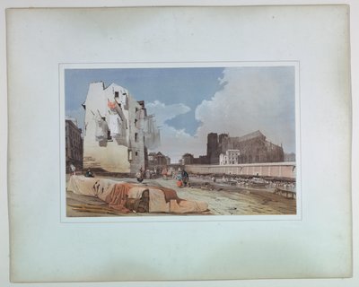 Notre Dame, Parijs vanaf de Quai Saint Bernard door Thomas Shotter Boys