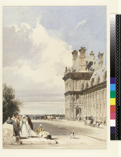 Paviljoen de Flore, Tuilerieën, Parijs, c.1829 door Thomas Shotter Boys