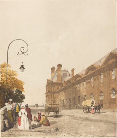 Pavillon de Flore, Tuileries door Thomas Shotter Boys