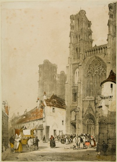 Pittoreske Architectuur in Parijs, Gent, Antwerpen, Rouen, enz. door Thomas Shotter Boys