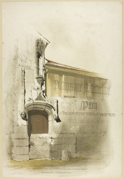 Pittoreske architectuur in Parijs, Gent, Antwerpen, Rouen, enz. door Thomas Shotter Boys