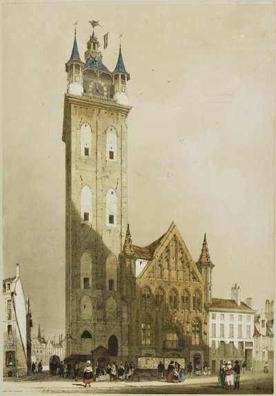 Pittoreske Architectuur in Parijs, Gent, Antwerpen, Rouen, enz. door Thomas Shotter Boys