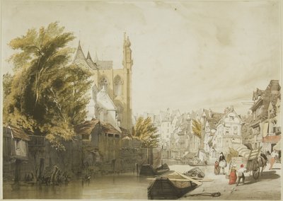 Pittoreske Architectuur in Parijs, Gent, Antwerpen, Rouen, enz. door Thomas Shotter Boys