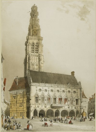 Zuidportaal van de kathedraal van Chartres door Thomas Shotter Boys
