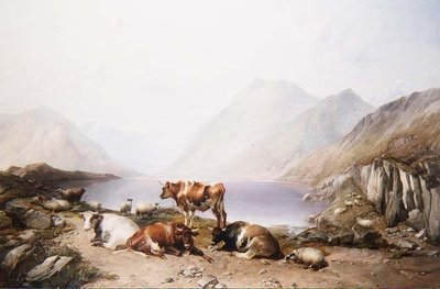 Een pauze op de tocht, Loch Etive door Thomas Sidney Cooper