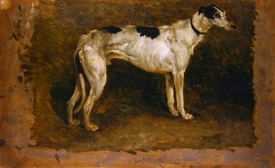 Een windhond door Thomas Sidney Cooper