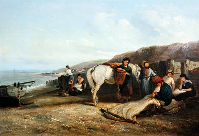 De netten repareren door Thomas Smythe